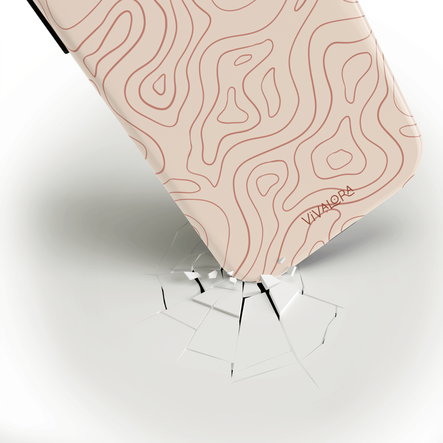Wavy Lines Beige | iPhone 17 Pro